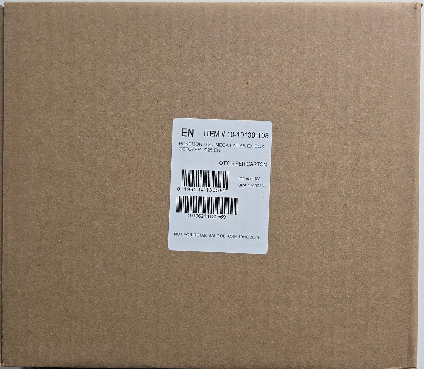 Mega Latias ex Sealed Box of 6
