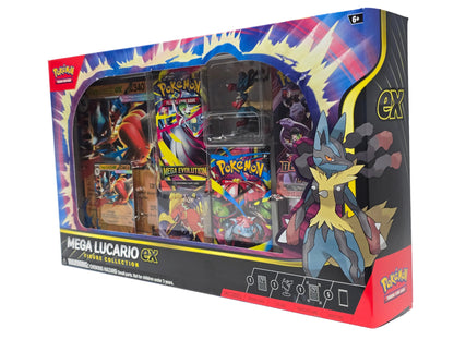 POKEMON MEGA LUCARIO EX FIGURE BOX