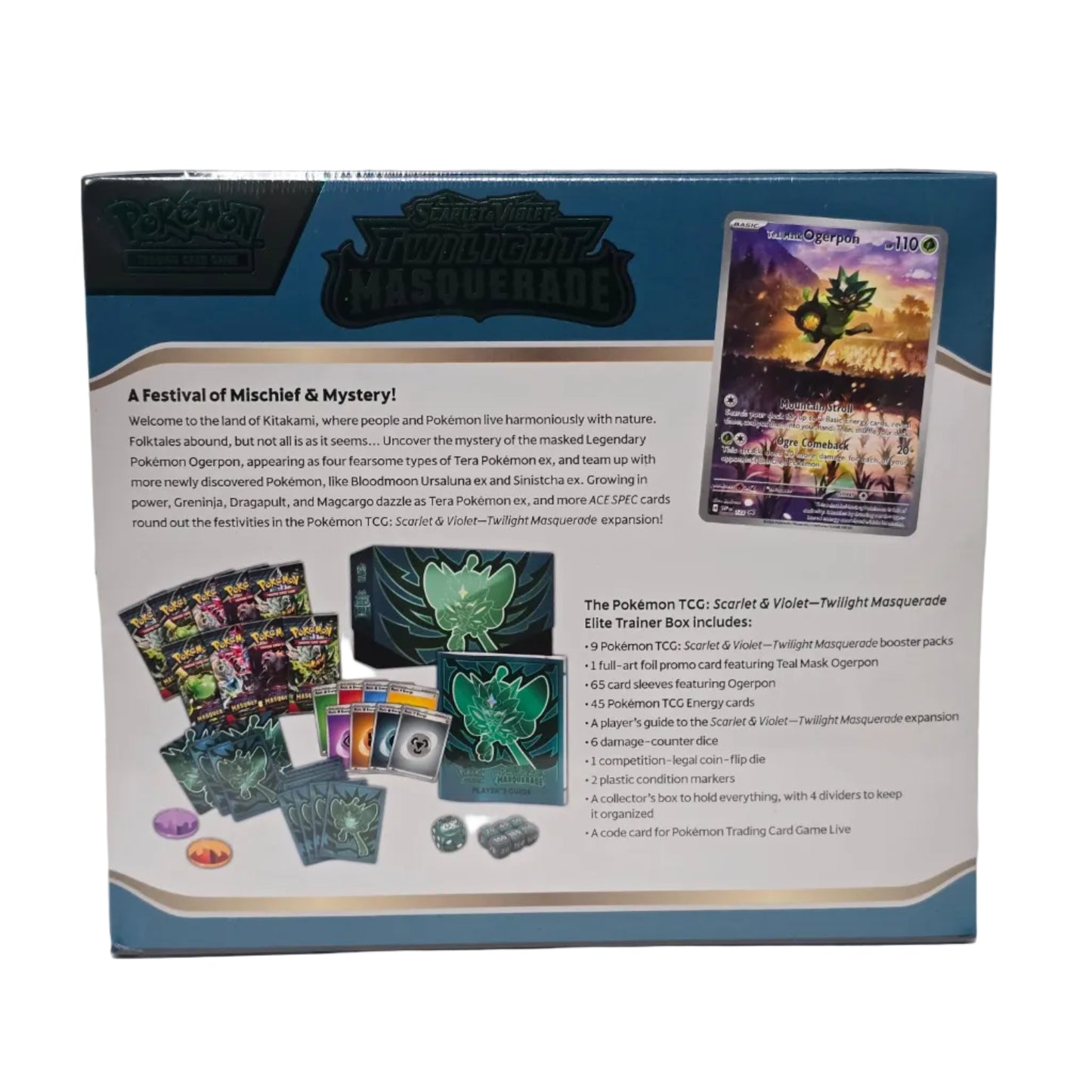 Pokemon TCG: Scarlet & Violet - Twilight Masquerade Elite Trainer Box