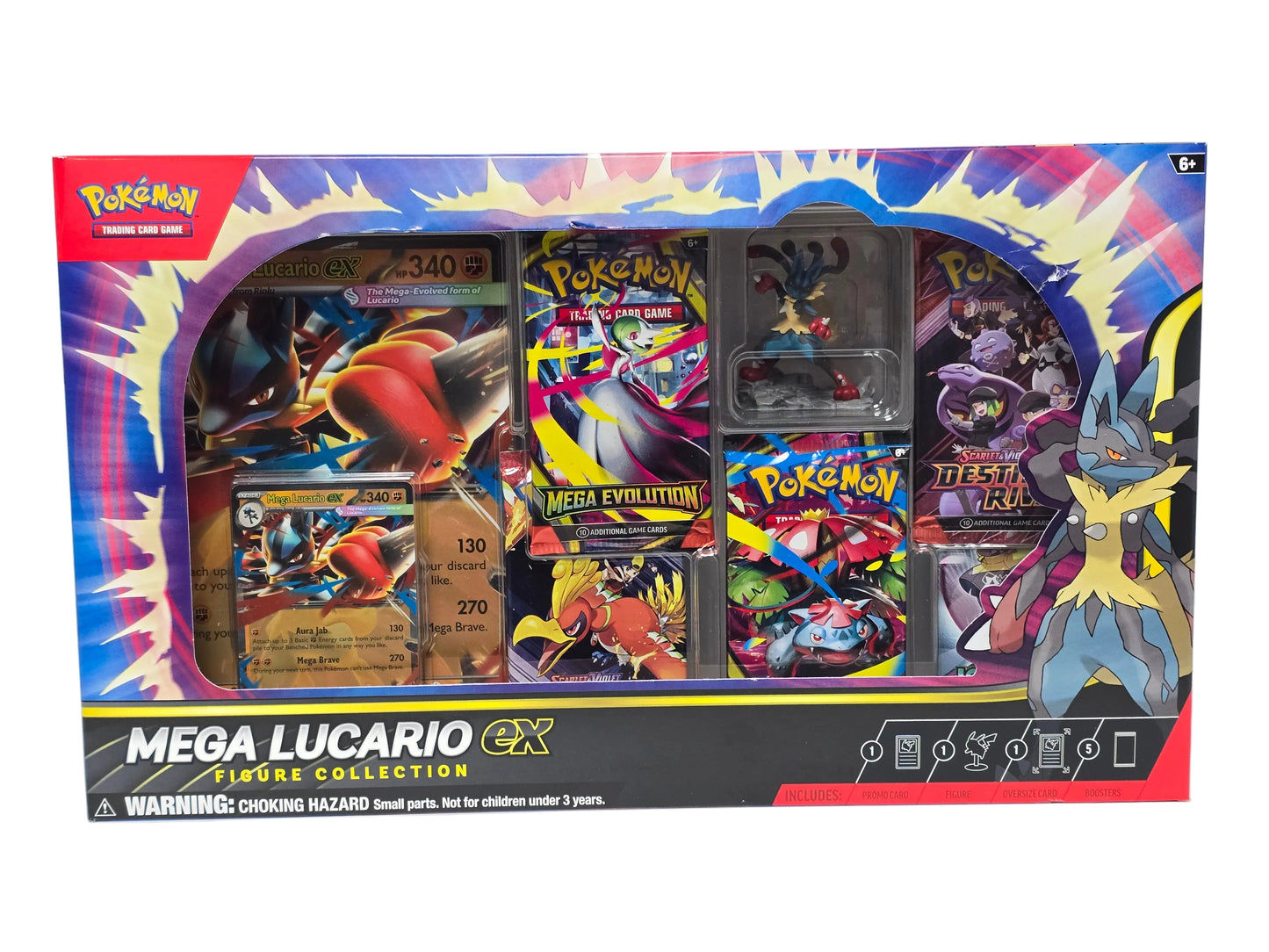 POKEMON MEGA LUCARIO EX FIGURE BOX