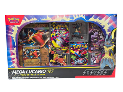 POKEMON MEGA LUCARIO EX FIGURE BOX